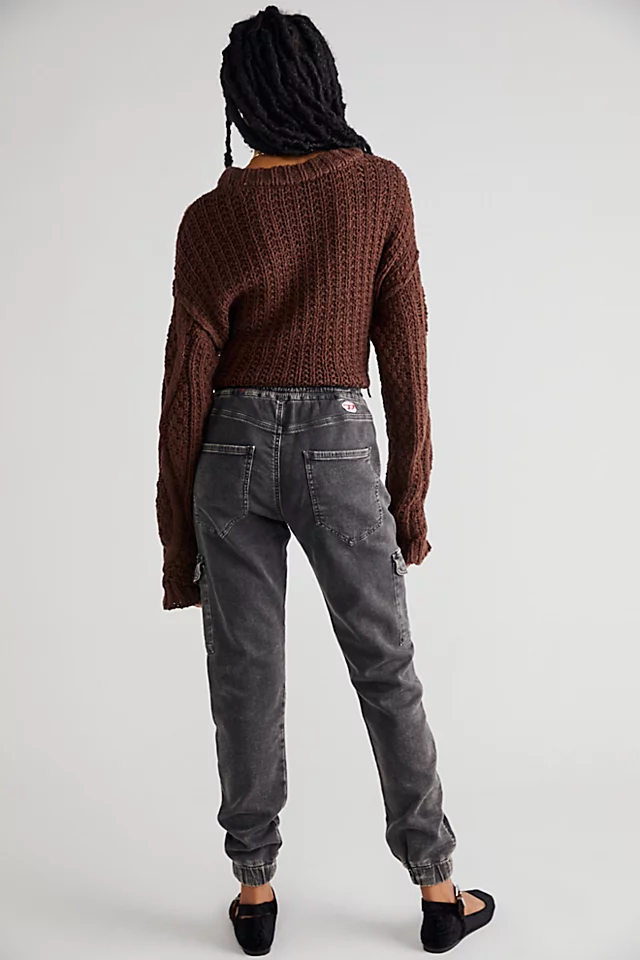 Diesel D-Ursy-Ne Cargo Jogger Jeans Black