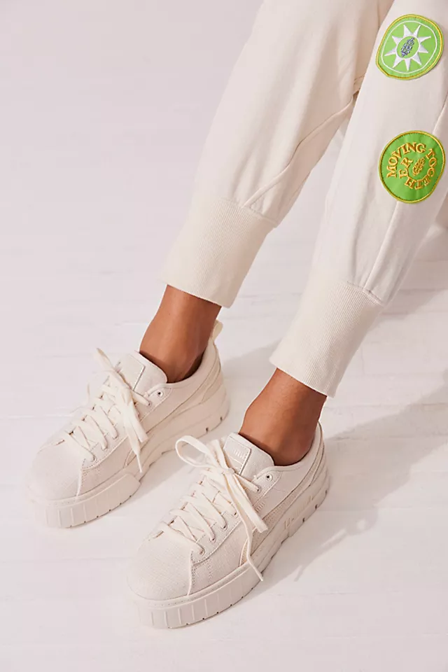 Mayze Canvas Sneakers Whisper White