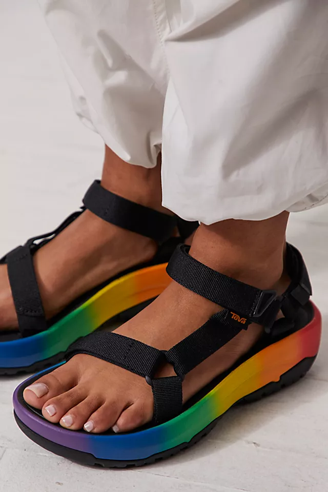 Teva Hurricane XLT2 Ampsole Sandals Black / Rainbow