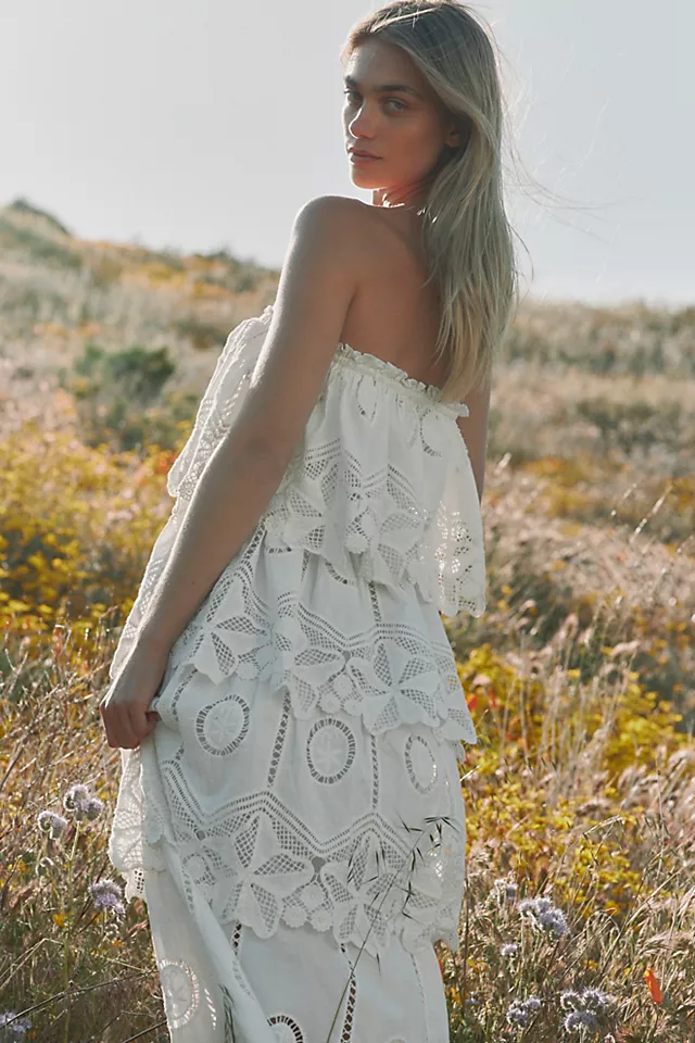 Ollari Iris Maxi Dress Summer White