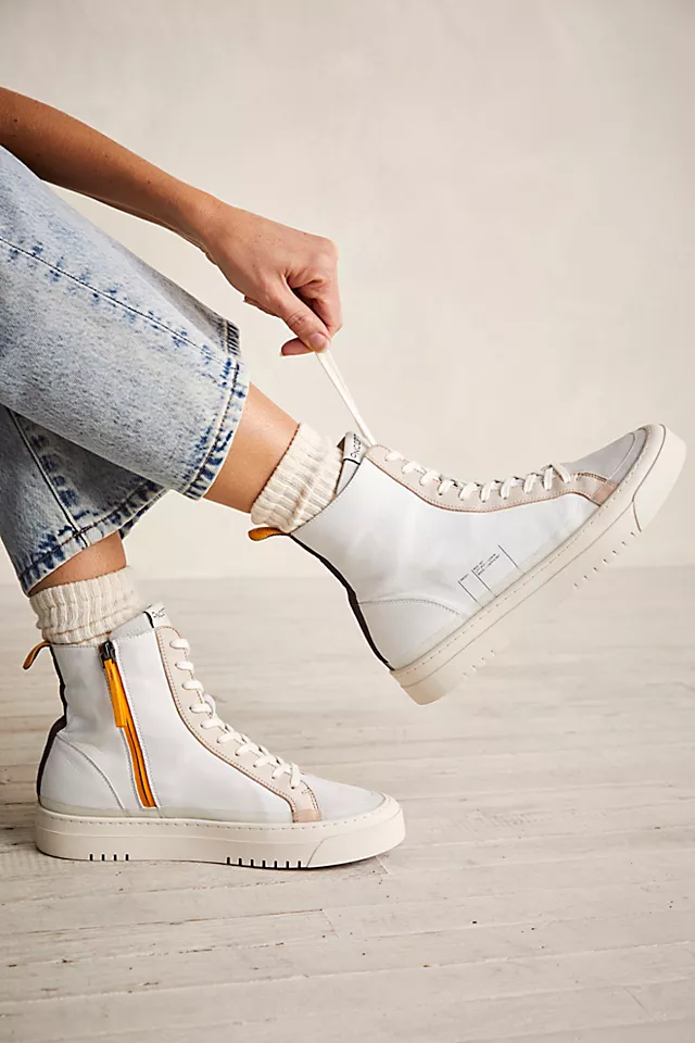 La Jolla Hi Top Sneakers White Cloud