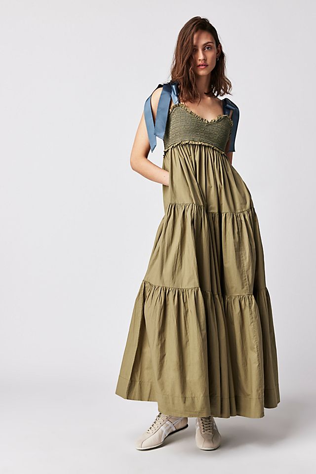 Bluebell Solid Maxi Dress Serpent