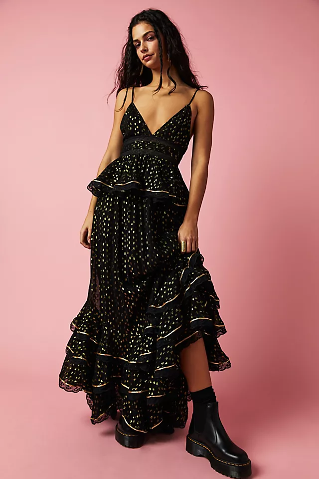 Rococco Sand Emi Long Dress Black