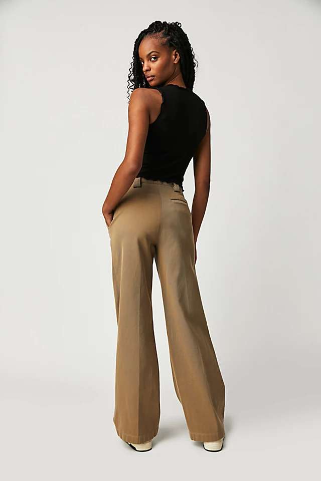 Closed Laon Pants Brown Marble