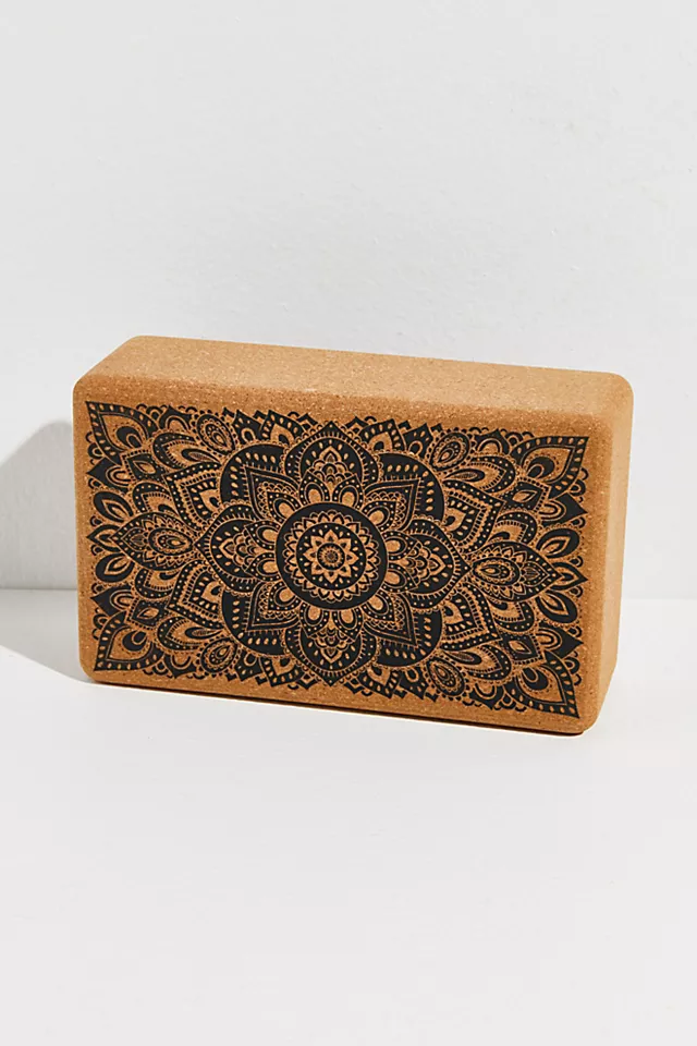 Yoga Design Lab Mandala Cork Yoga Block One