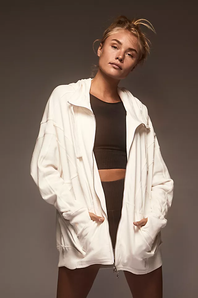 All Your Love Logo Reflective Hoodie Bright White Combo