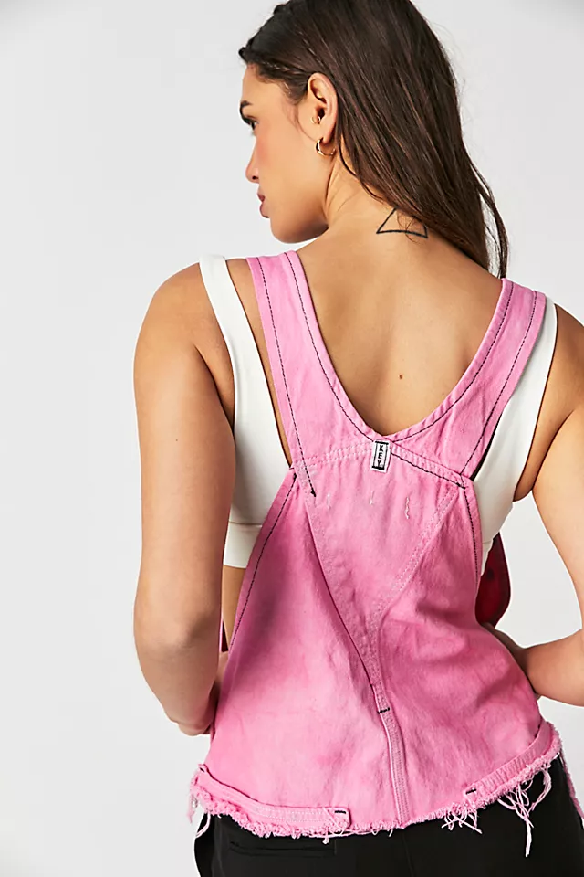 Tricia Fix Washed Overall Top Rose