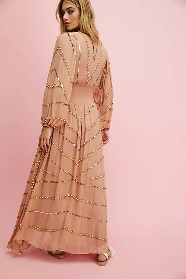 Jen's Pirate Booty Odyssey Lapis Maxi Dress Clay