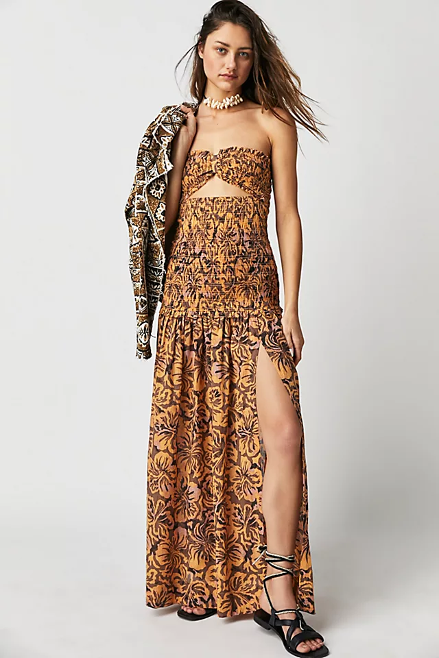 Bec & Bridge Samara Strapless Maxi Dress Samara Floral