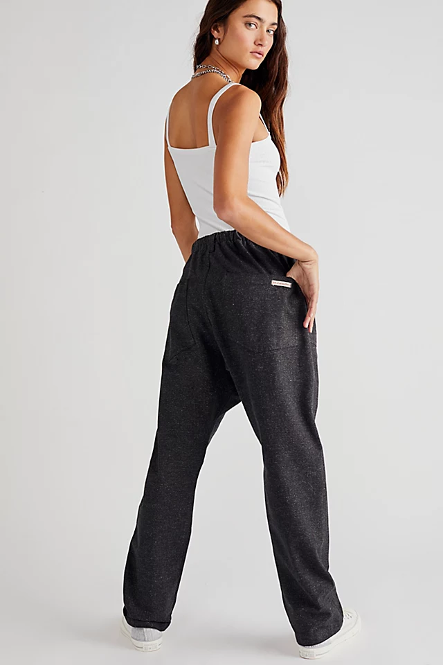 Dr. Collectors Herringbone Pants Black