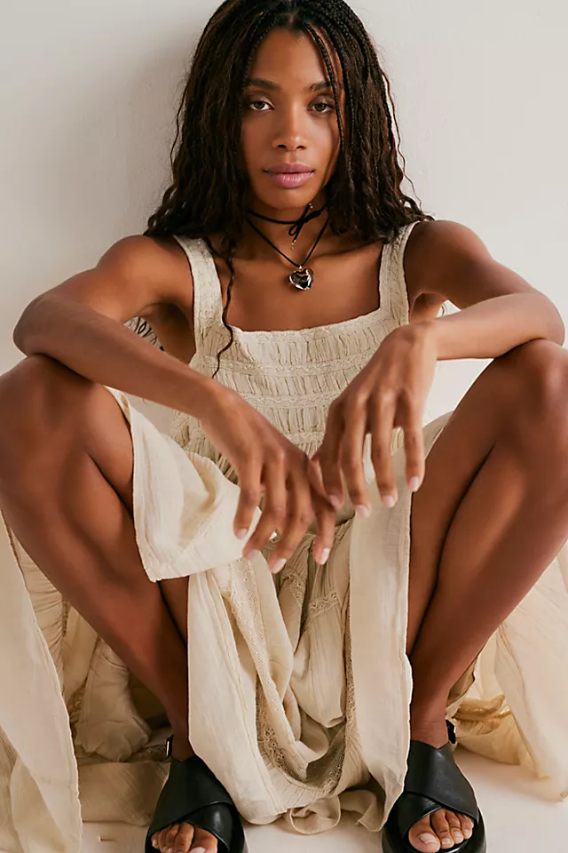 Onto The Next Slip Dress Ivory