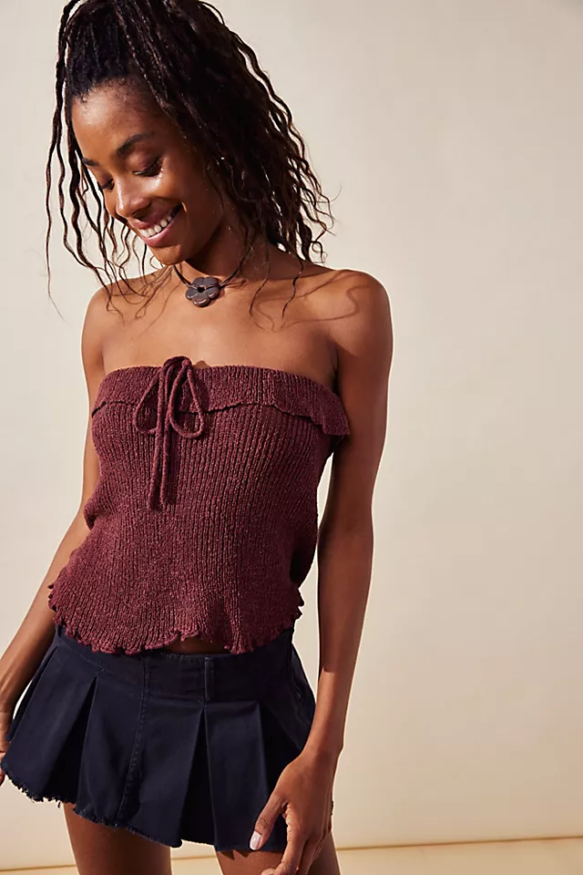 Calera Sweater Top Cinnamon Brown