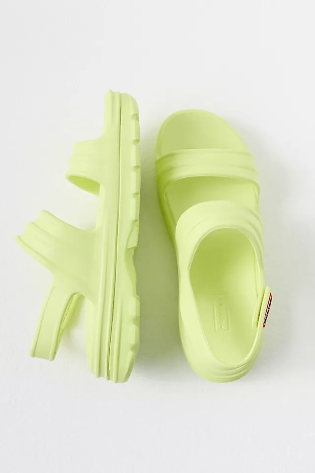 Hunter Bloom Algae Sandals Zesty Yellow
