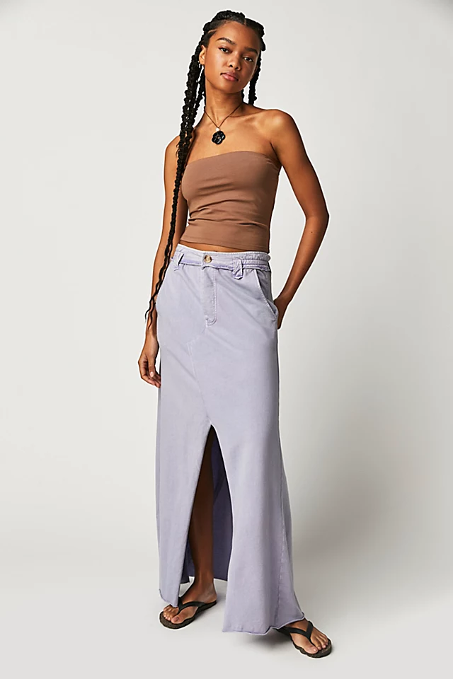 FP One Kona Maxi Skirt Lavender Blue