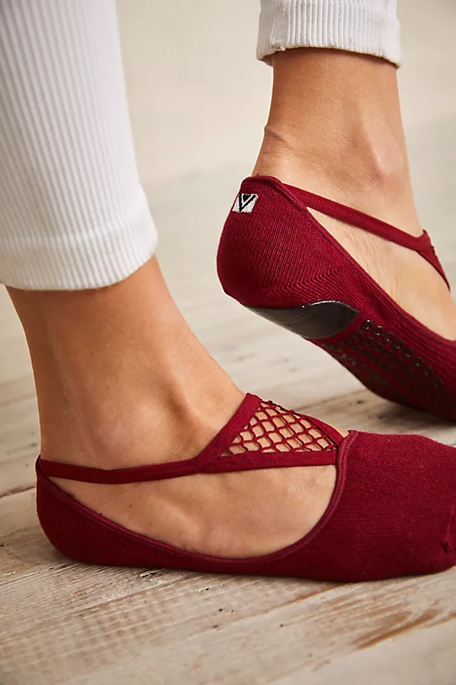 Arebesk Muse Grip Socks Red