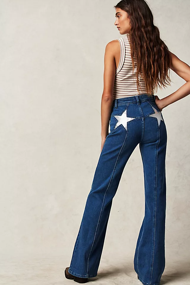 Firecracker Flare Jeans Date Night