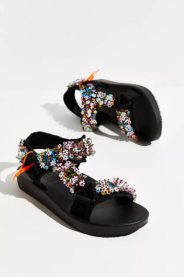 Sun Showers Sport Sandals Black
