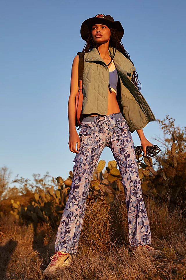 Cascade Printed Flares Lucy Camo - Canyon Sunset
