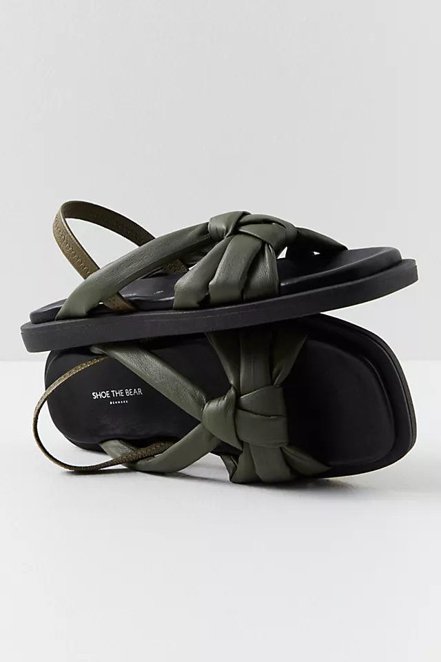 Krista Slingback Sandals Algae