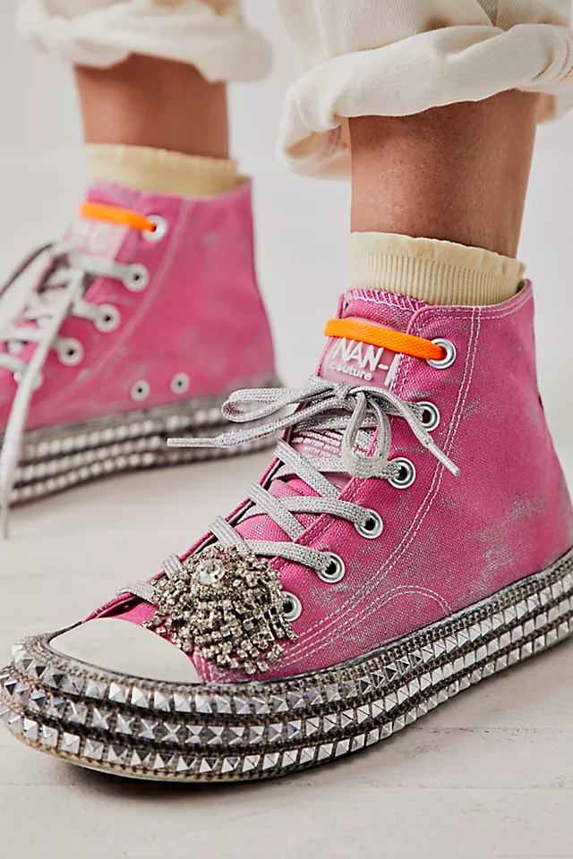 Cruise Studded Hi Top Sneakers Miami Beat