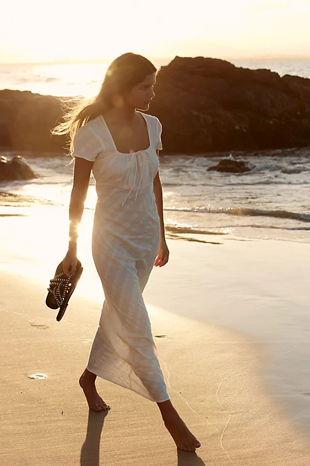 Natalya Solid Midi Ivory