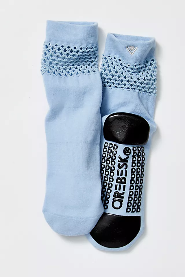 Vibe Grip Socks Light Blue