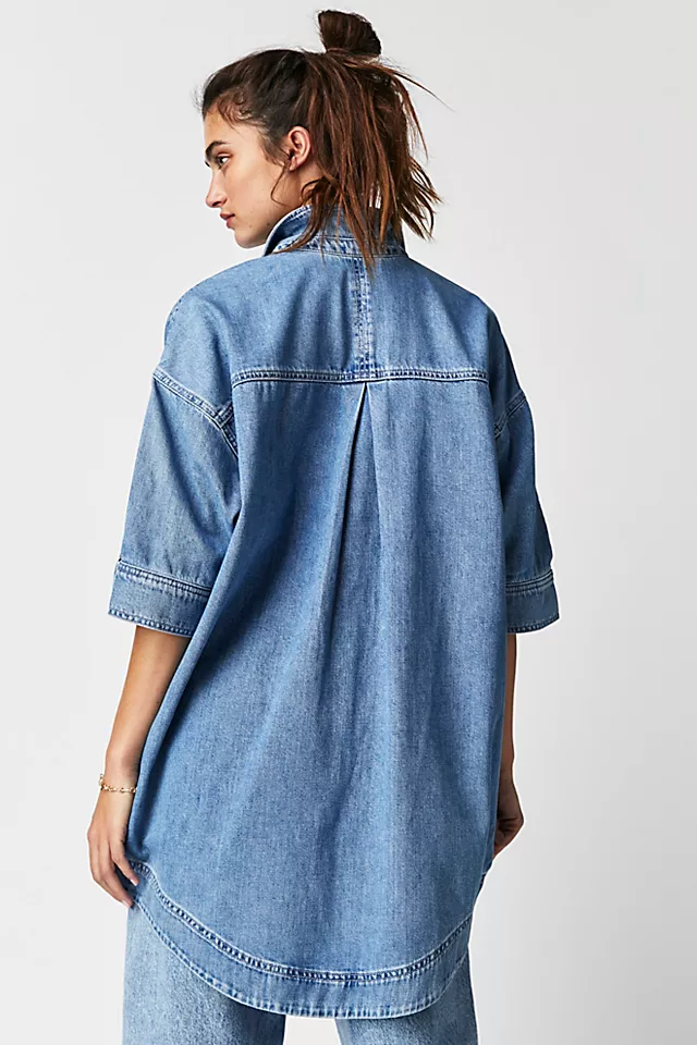 Nuray Denim Shirtdress Indigo
