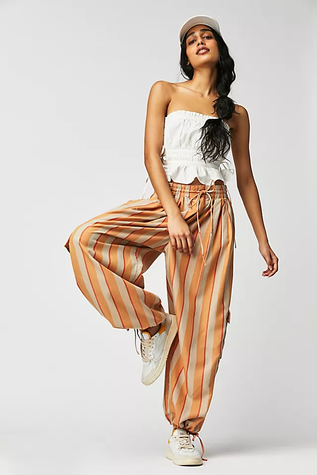 Palash Yarn-Dyed Cargo Pants Creamsicle Combo
