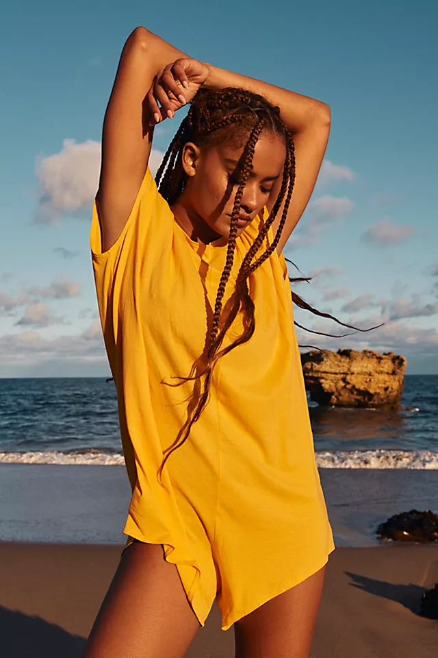 Ice Cream Romper Malibu Orange