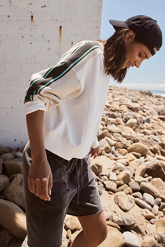 Intercept Striped Pullover Ivory Combo