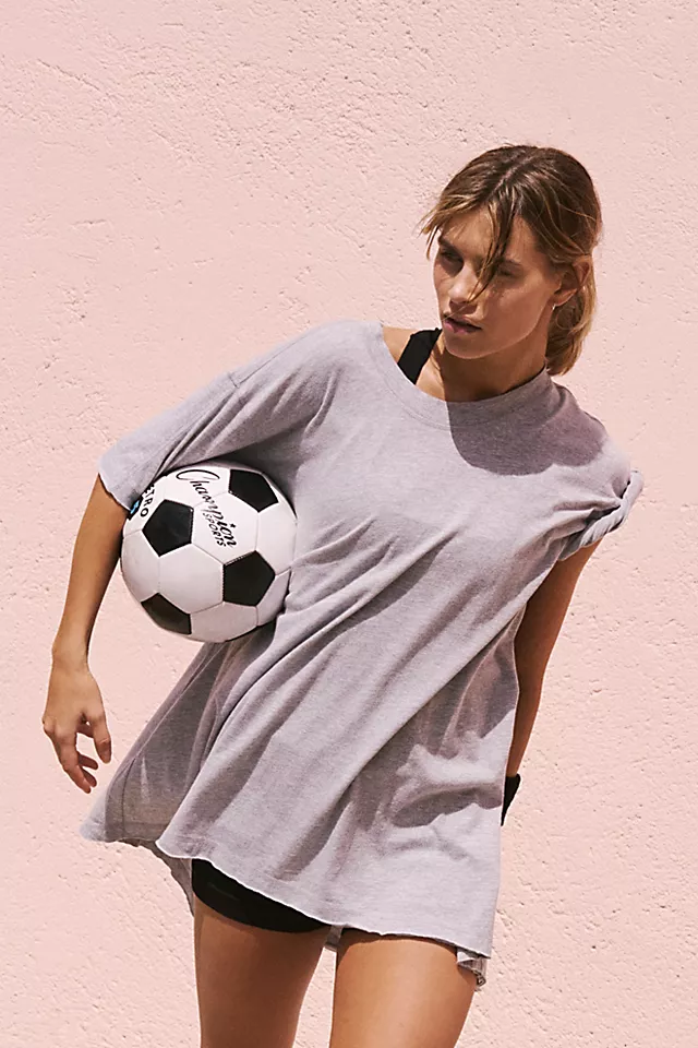 Leg Day Heather Tee Heather Grey