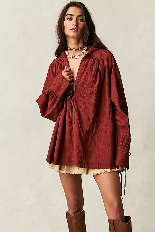 Saltwater Shirt Burnt Henna