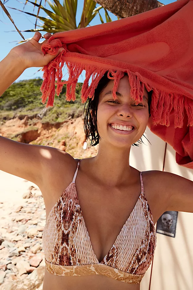 Resin Obsidian Paisley Bikini Top Paisley / Tie Dye