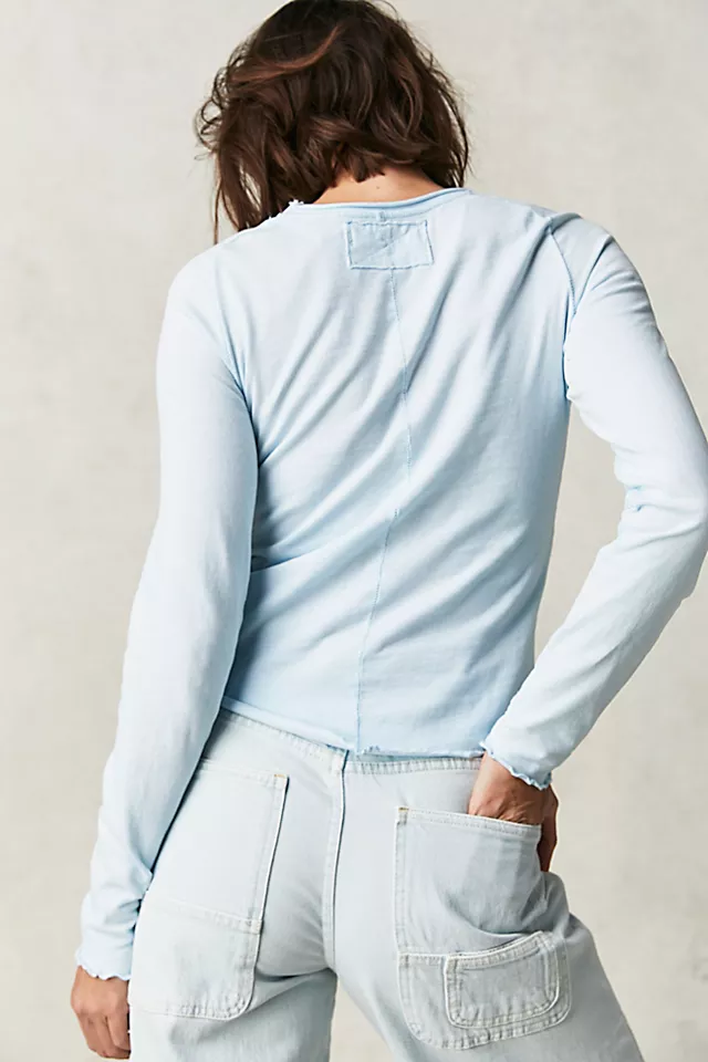 Sueded Jersey Be My Baby Long-Sleeve Lake Life