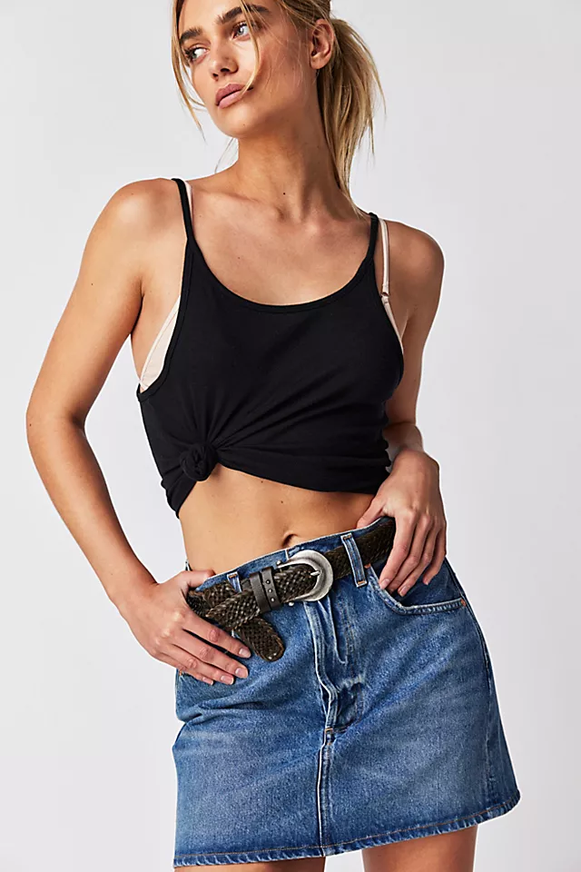 Citizens of Humanity Eden A-Line Mini Skirt Entrust