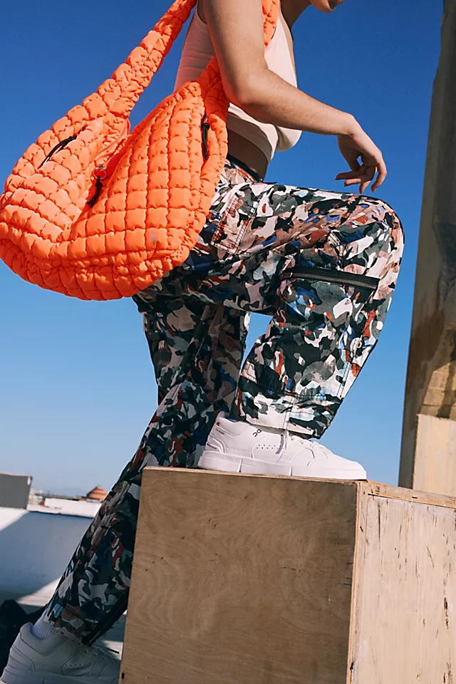 FP Movement Quilted Carryall Electric Orange