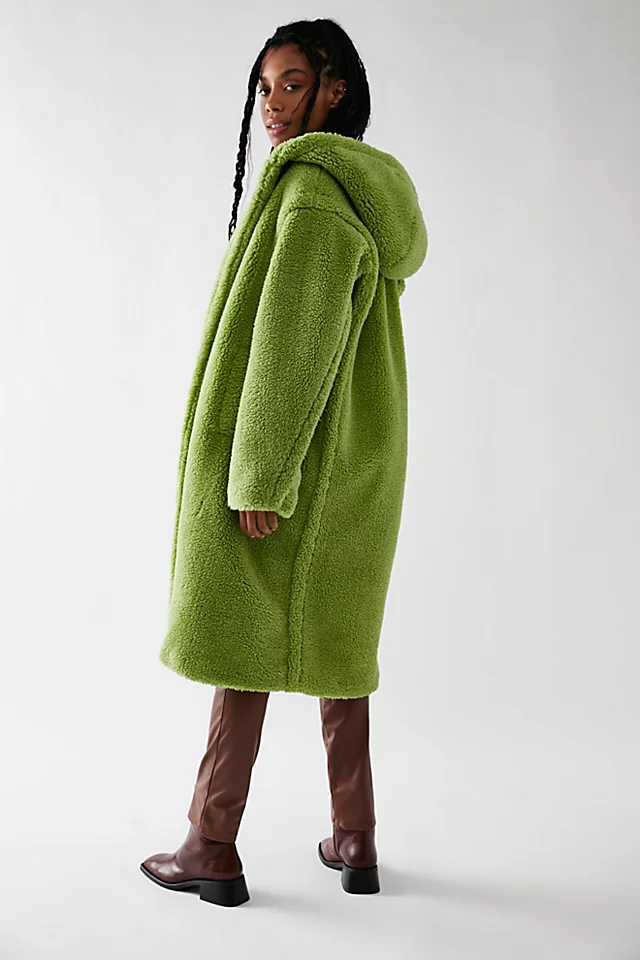 APPARIS Mia 2 Faux Shearling Jacket Kiwi