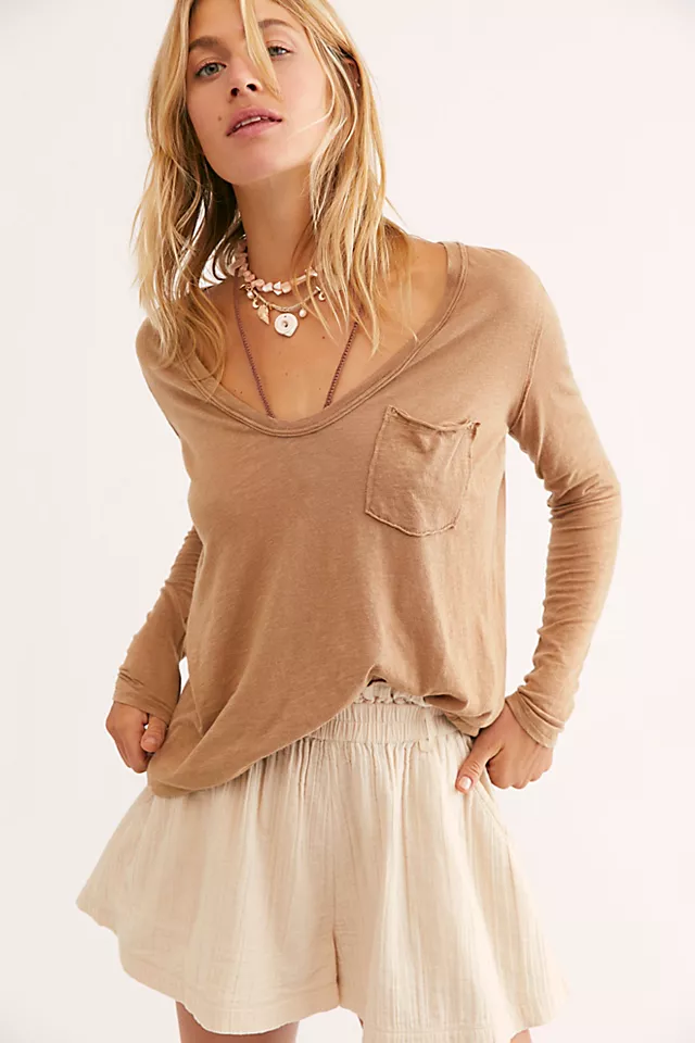 We The Free Betty Long Sleeve Vintage Bronze