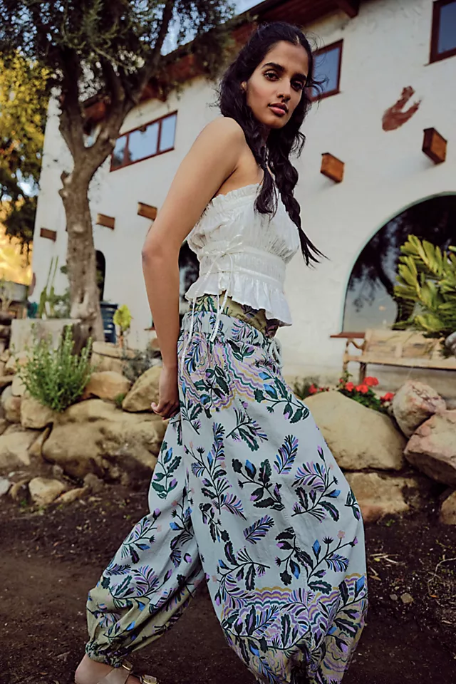 After Glow Balloon Pants Ivory Combo