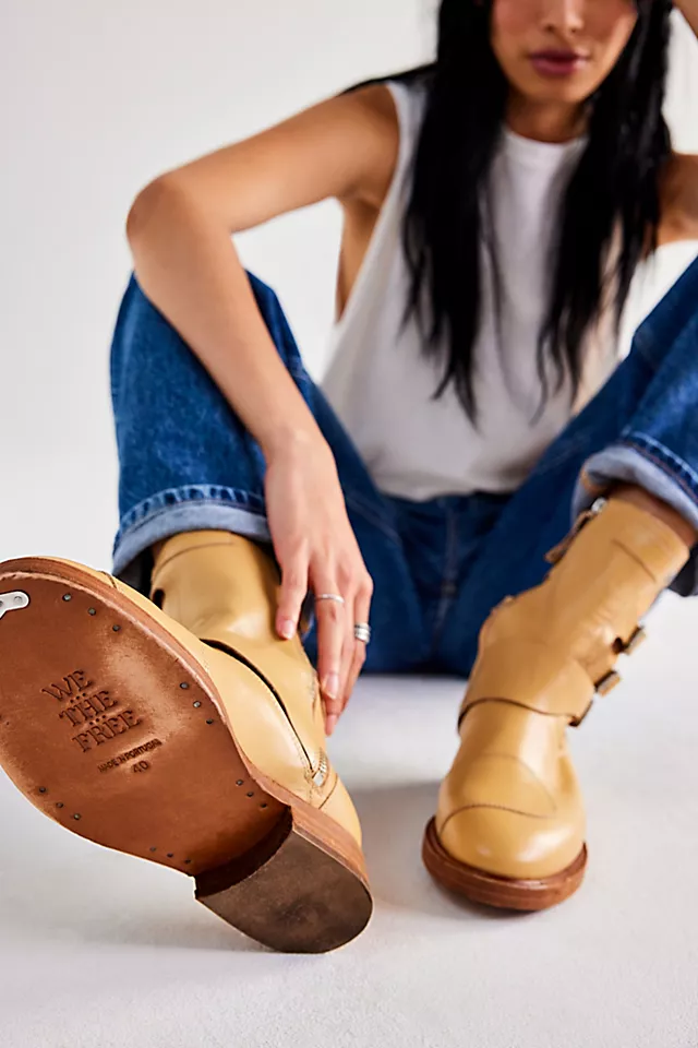 We the Free Dusty Buckle Boots Sand