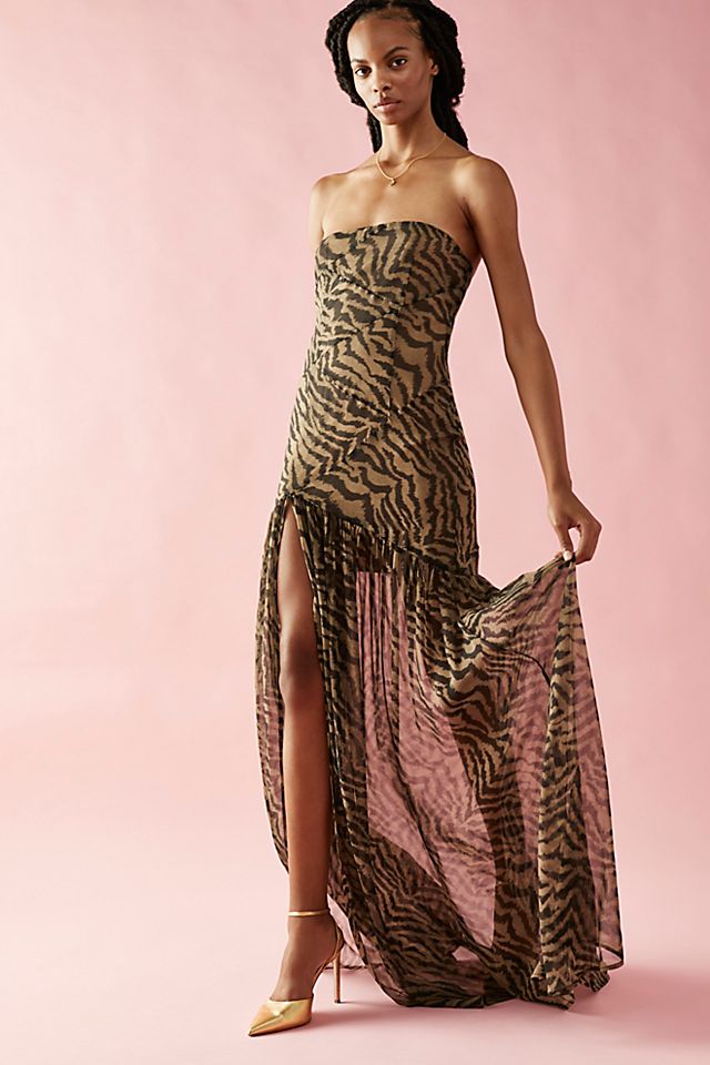 Retrofete Nicole Dress Tiger Stripe