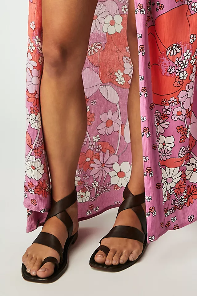 Romeo Wrap Sandals Chocolate