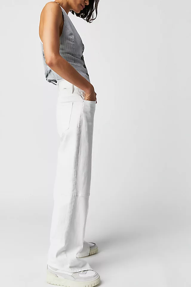 MOTHER The Dagger Flood Jeans Totally Innocent