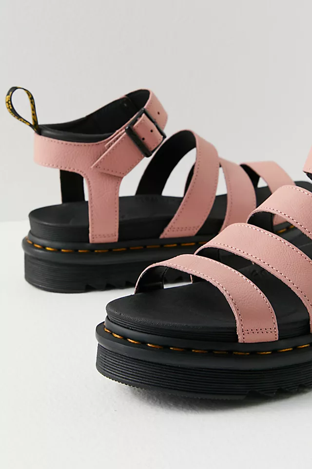 Dr. Martens Blaire Flatform Sandals Peach Beige