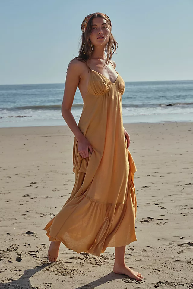 Radiant Maxi Dress Sepia Tone