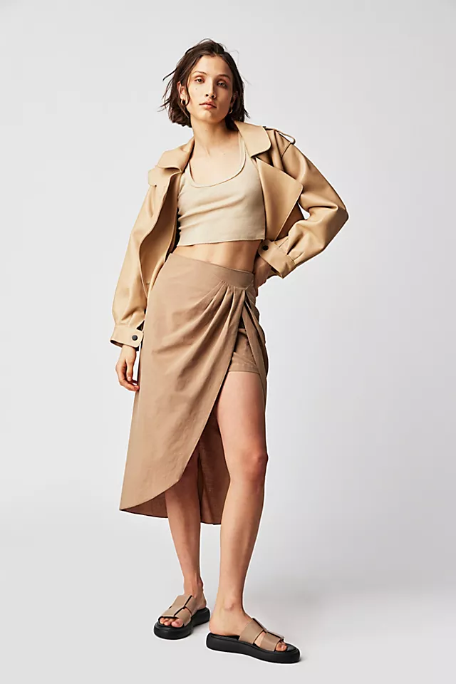 Ronny Kobo Greg Skirt Sand