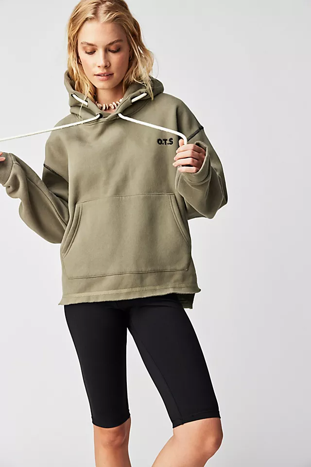OneTeaspoon Threaded Hoody Khaki
