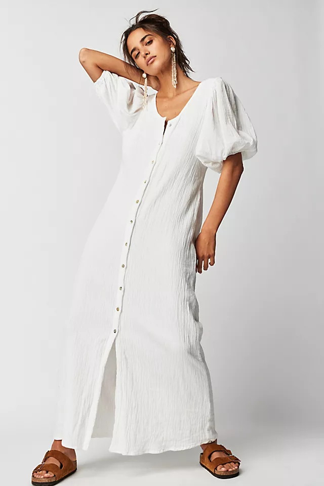 Jen's Pirate Booty Paraguay Maxi Gown White