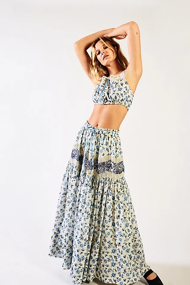 Printed La Dolce Vita Set Blue Combo