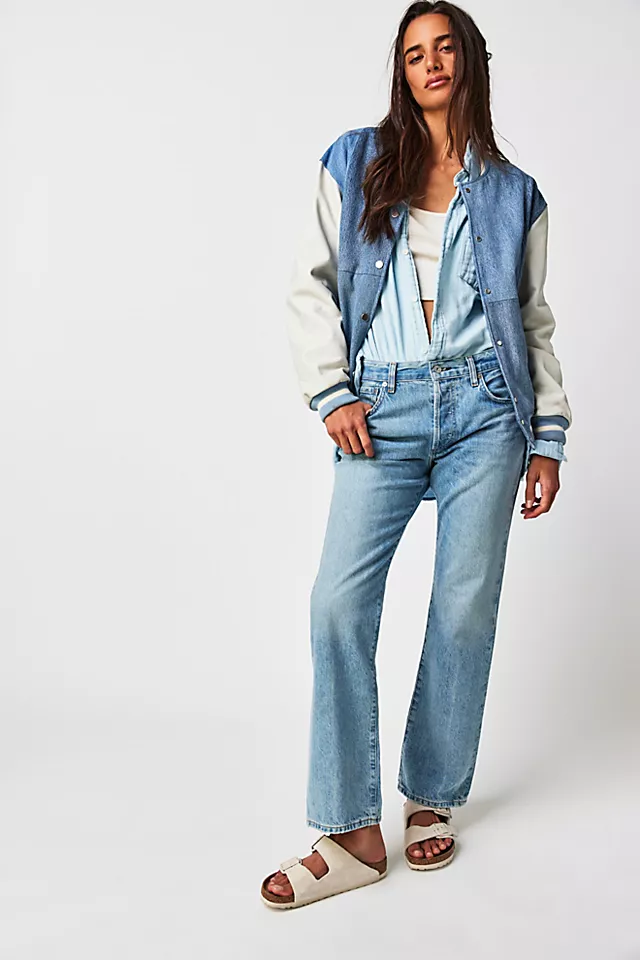 Citizens of Humanity Ryan Low-Slung Vintage Slim Flare Jeans Everett